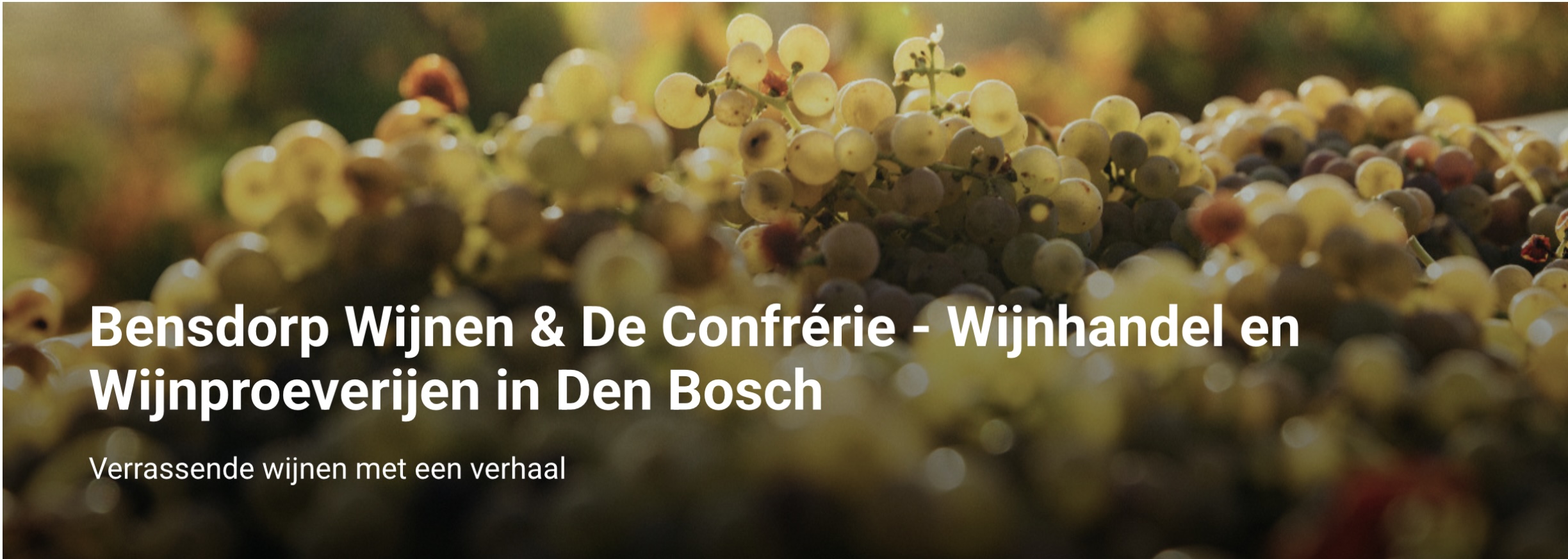 Bensdorp Wijnen Header